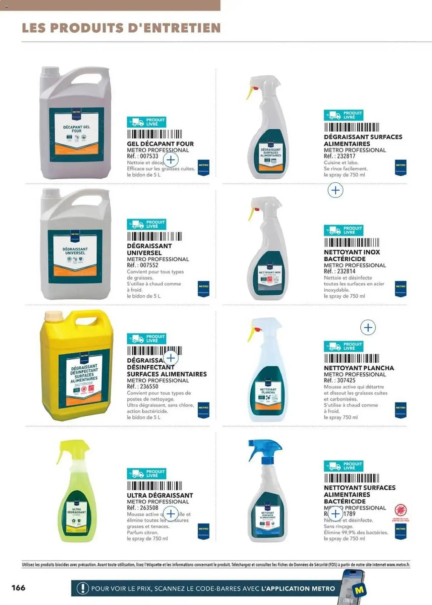 Catalogue METRO du 14 avril au 31 décembre 2026 - Catalogue page 166