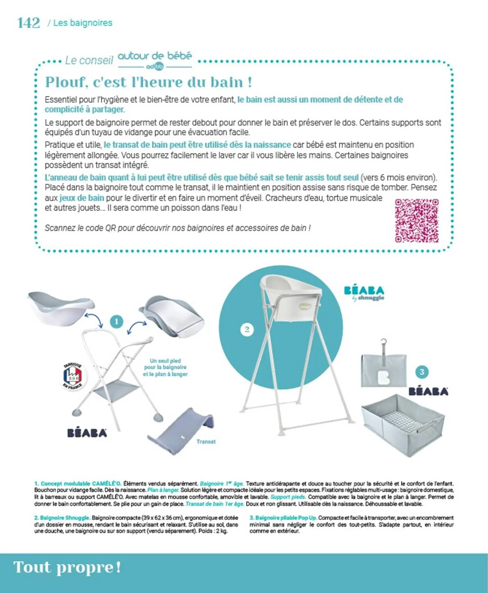 Catalogue autour de bébé du 31 mars au 31 janvier 2024 - Catalogue page 144