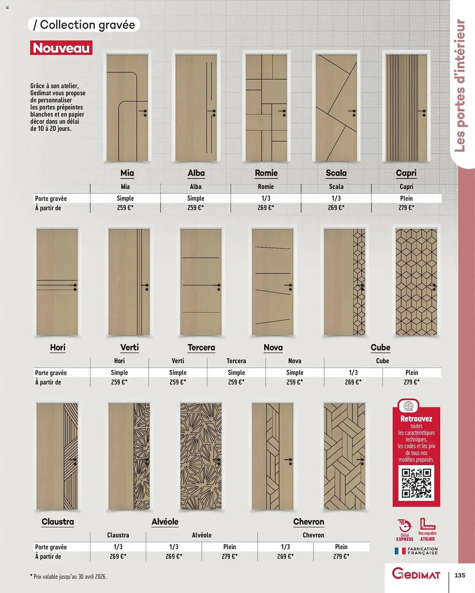 Catalogue Gedimat du 14 avril au 30 avril 2026 - Catalogue page 135
