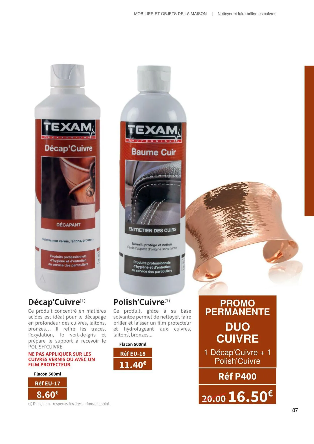 Texam du 1 octobre au 31 octobre 2023 - Catalogue page 86