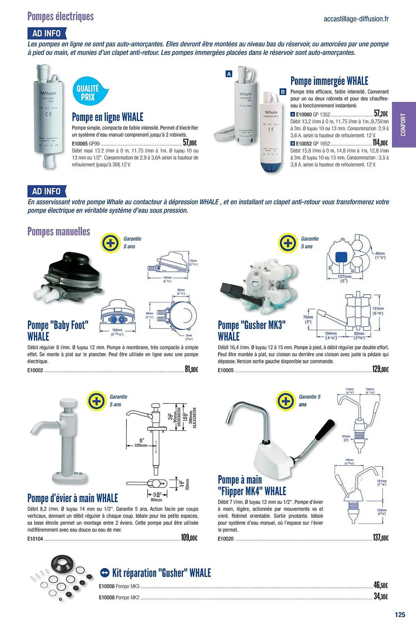 Catalogue Accastillage Diffusion du 1 mars au 31 décembre 2023 - Catalogue page 127
