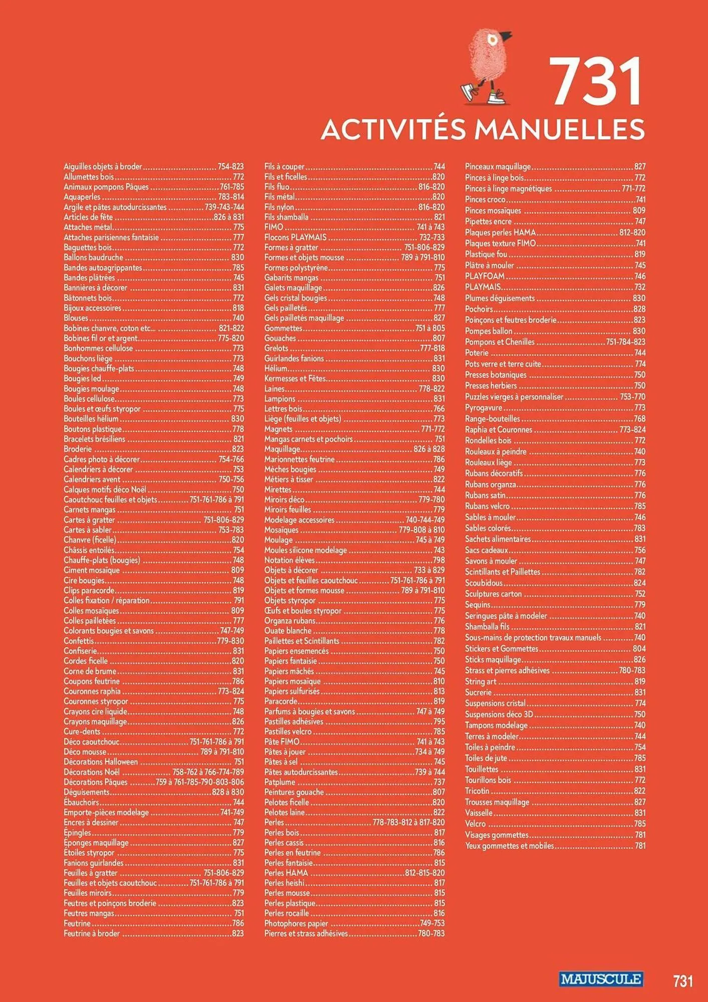 Catalogue Majuscule du 5 mars au 31 décembre 2025 - Catalogue page 755