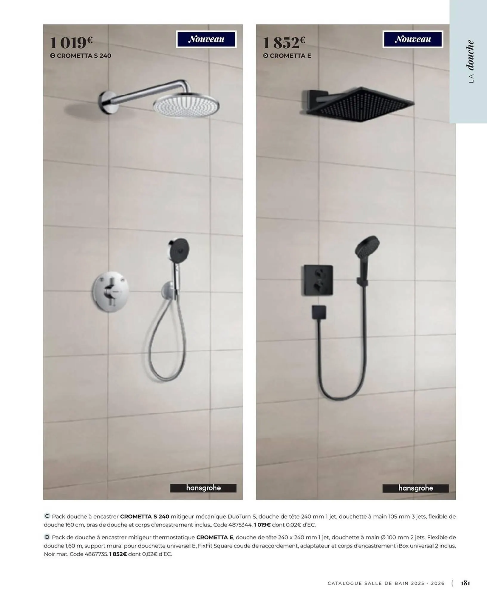 Catalogue Cedeo du 3 juin au 31 décembre 2025 - Catalogue page 181