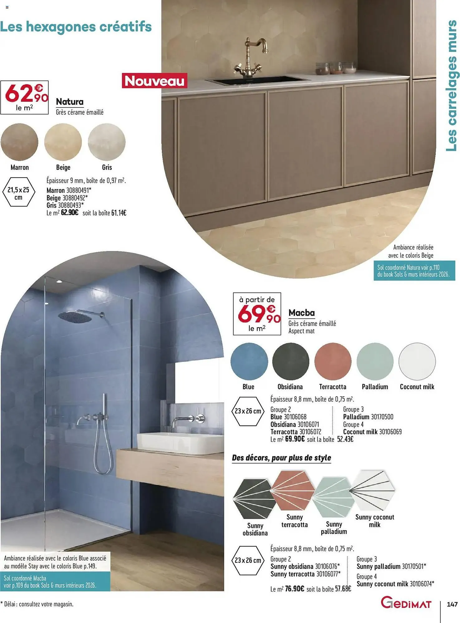 Catalogue Gedimat du 1 avril au 30 avril 2026 - Catalogue page 147