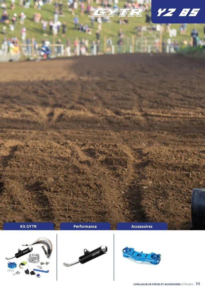 Catalogue Yamaha Motos - Accessoires GYTR Off Road du 23 septembre au 30 avril 2025 - Catalogue page 11