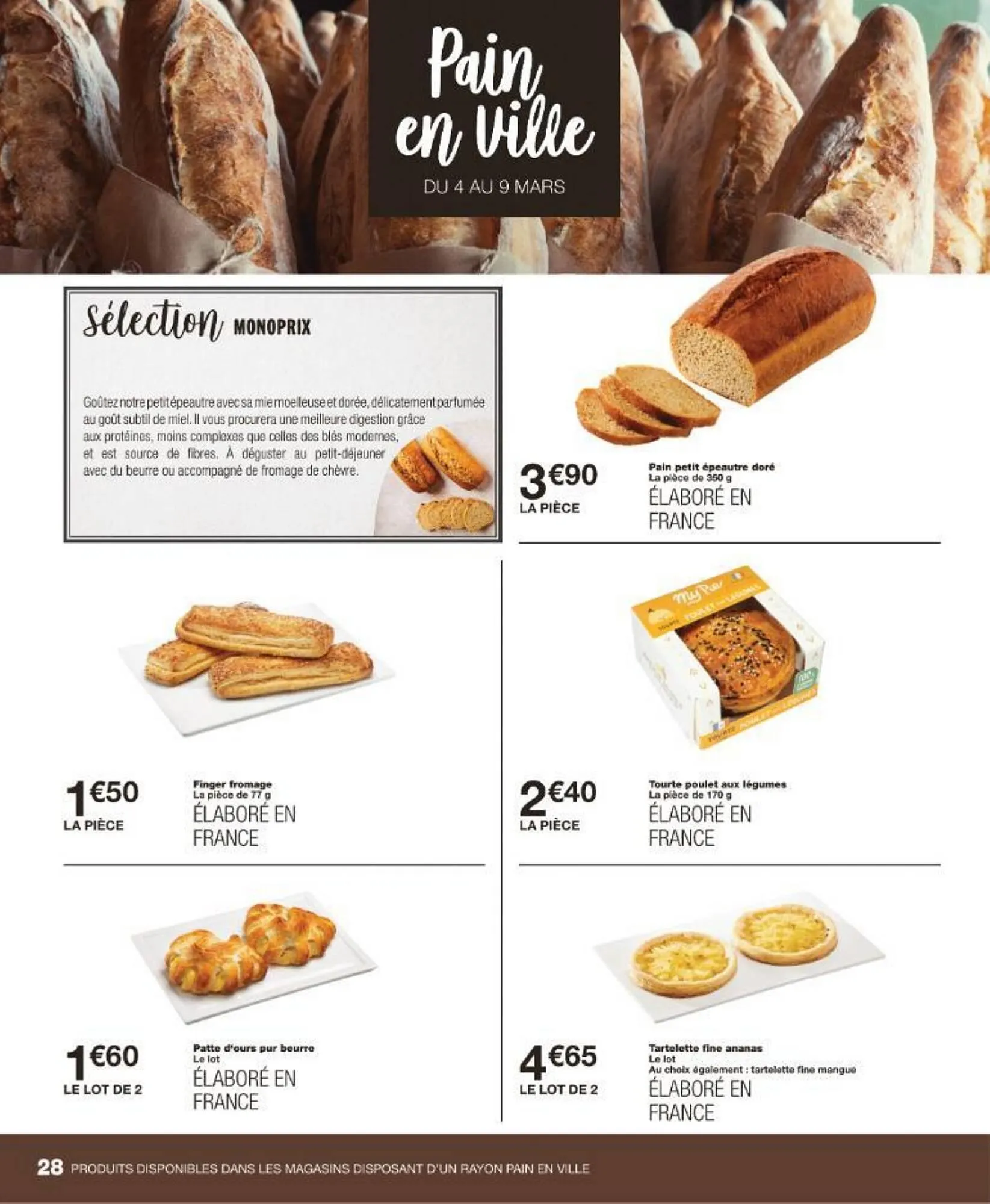 Catalogue Monoprix du 4 mars au 23 mars 2025 - Catalogue page 28