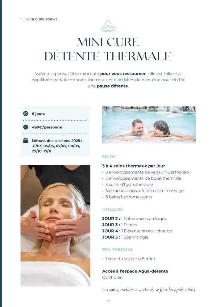 Mini Cures Aix 2025 du 10 février au 31 décembre 2025 - Catalogue page 10