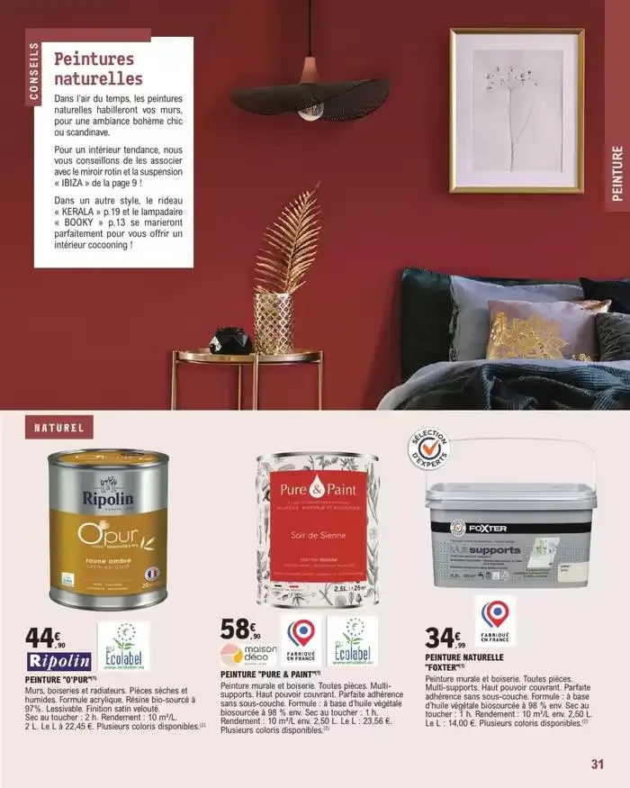 Guide Decoration Interieure du 2 mai au 31 décembre 2025 - Catalogue page 31