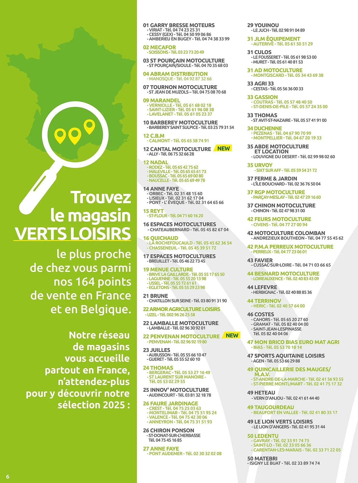 Catalogue Verts Loisirs du 5 mars au 29 décembre 2025 - Catalogue page 6