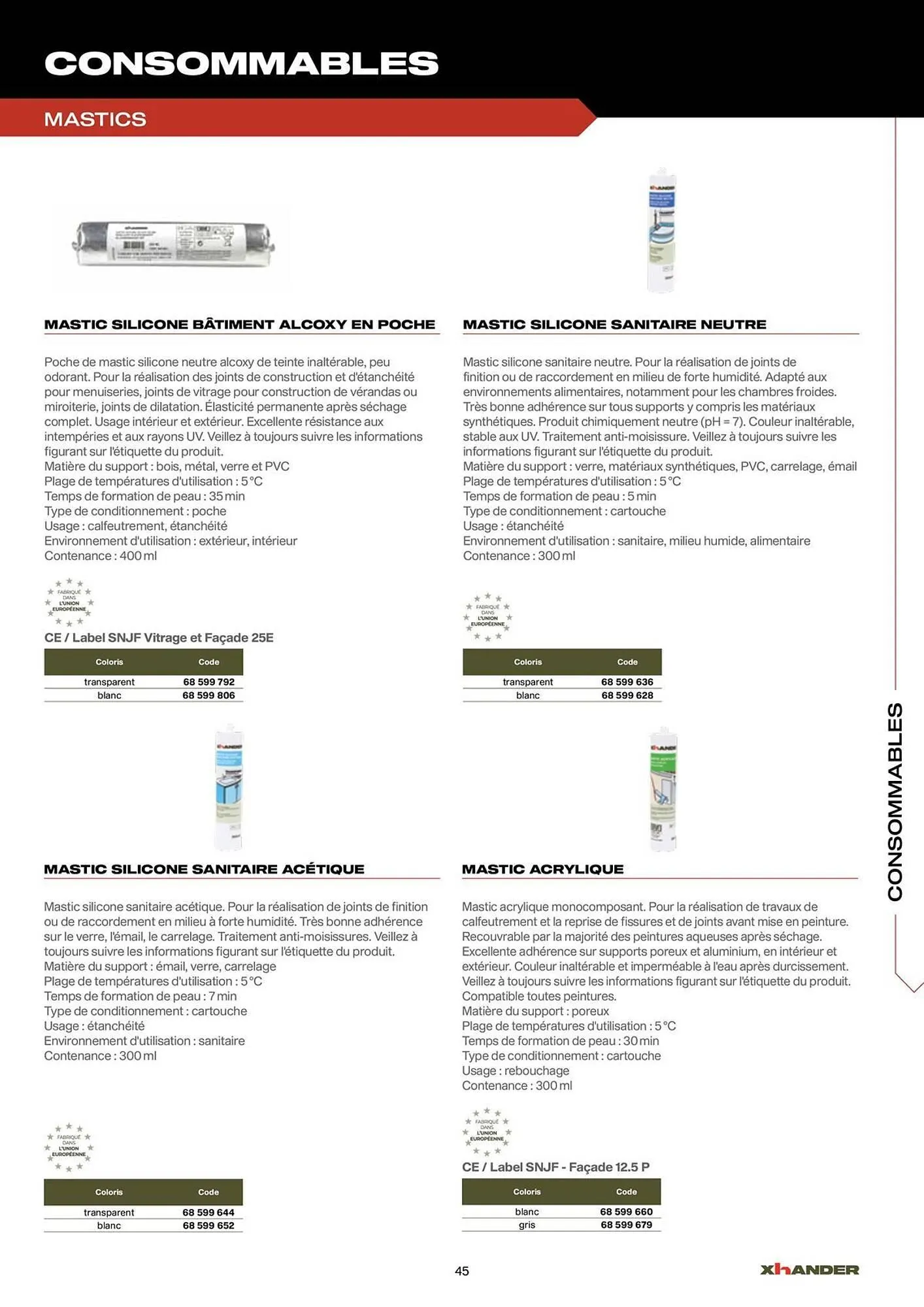Catalogue Prolians du 2 septembre au 31 décembre 2025 - Catalogue page 45