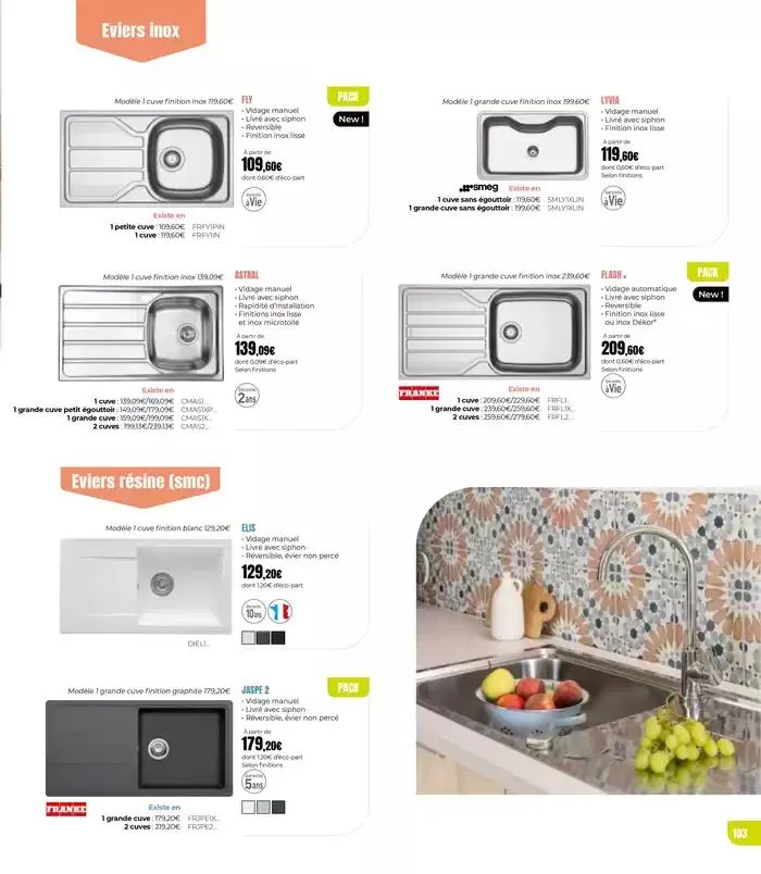 Consultez le menu avant de vous mettre en cuisine. du 7 janvier au 31 décembre 2025 - Catalogue page 103