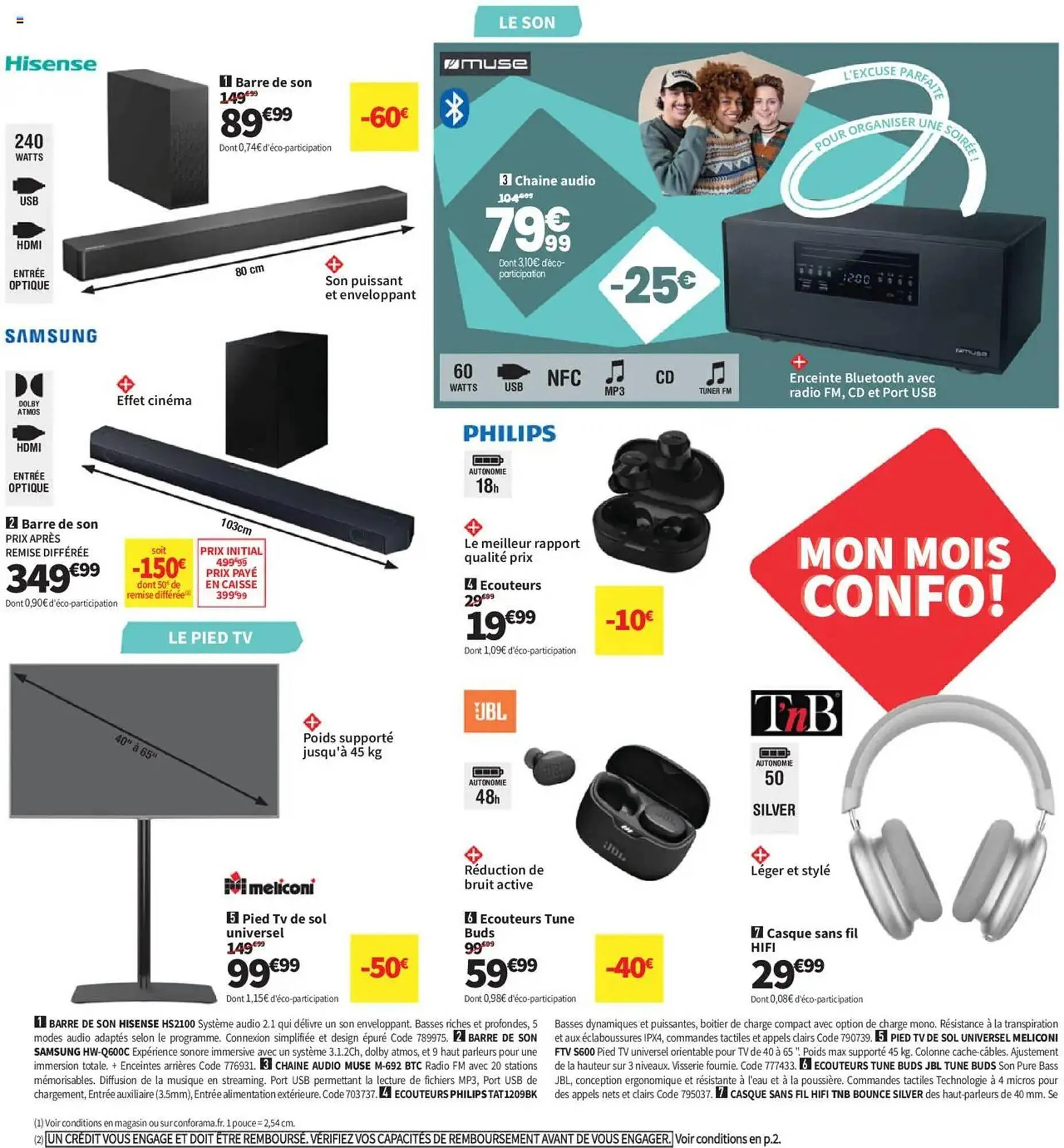 Catalogue Conforama du 22 avril au 26 mai 2025 - Catalogue page 42