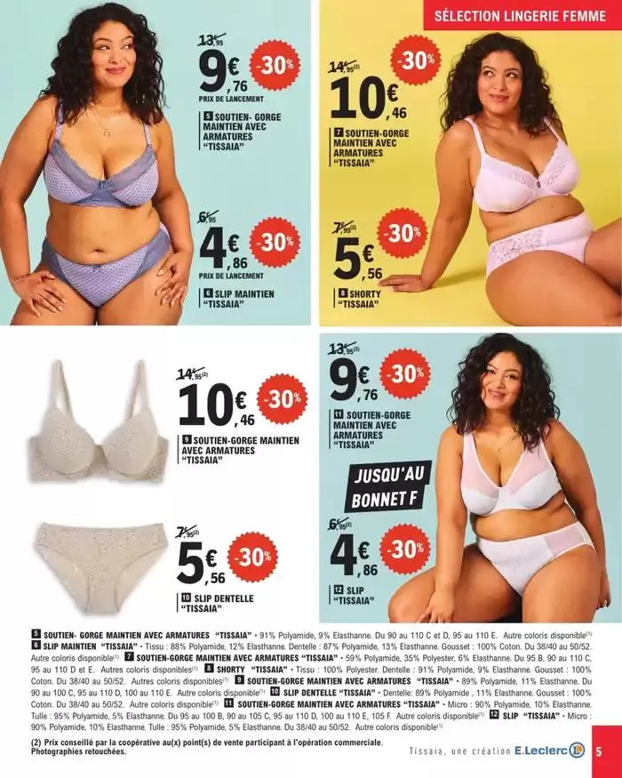 RDV LINGERIE du 20 mai au 31 mai 2025 - Catalogue page 5