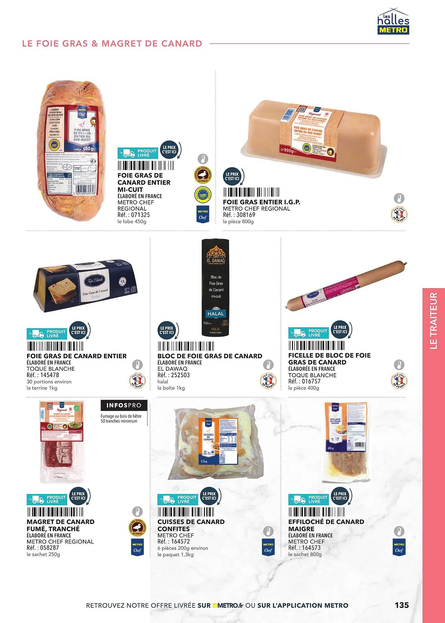 Catalogue METRO du 2 mars au 31 décembre 2025 - Catalogue page 135