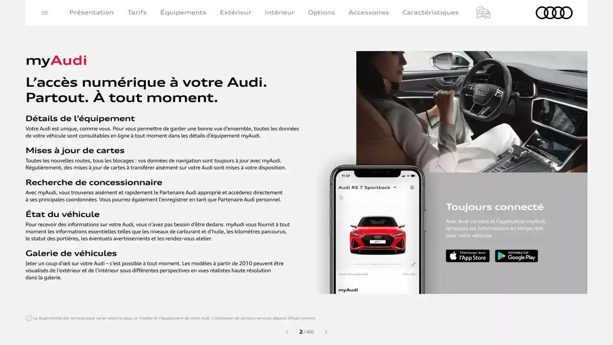 Audi RS 6 performance / RS 7 performance du 7 janvier au 31 janvier 2026 - Catalogue page 2