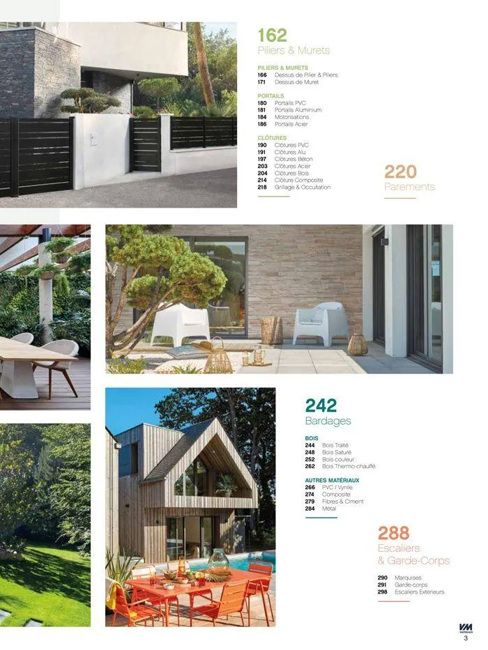 Extériéurs du 14 mars au 20 janvier 2026 - Catalogue page 3