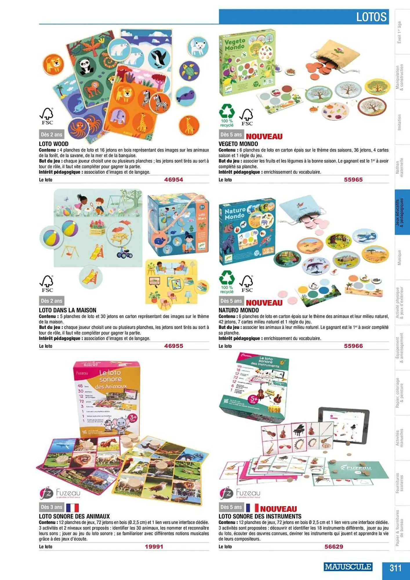 Catalogue Majuscule du 5 mars au 31 décembre 2025 - Catalogue page 335