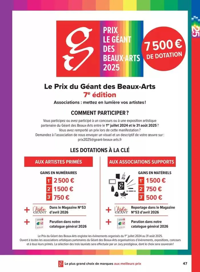 Catalogue Le Géant des Beaux-Arts du 6 janvier au 31 décembre 2025 - Catalogue page 142