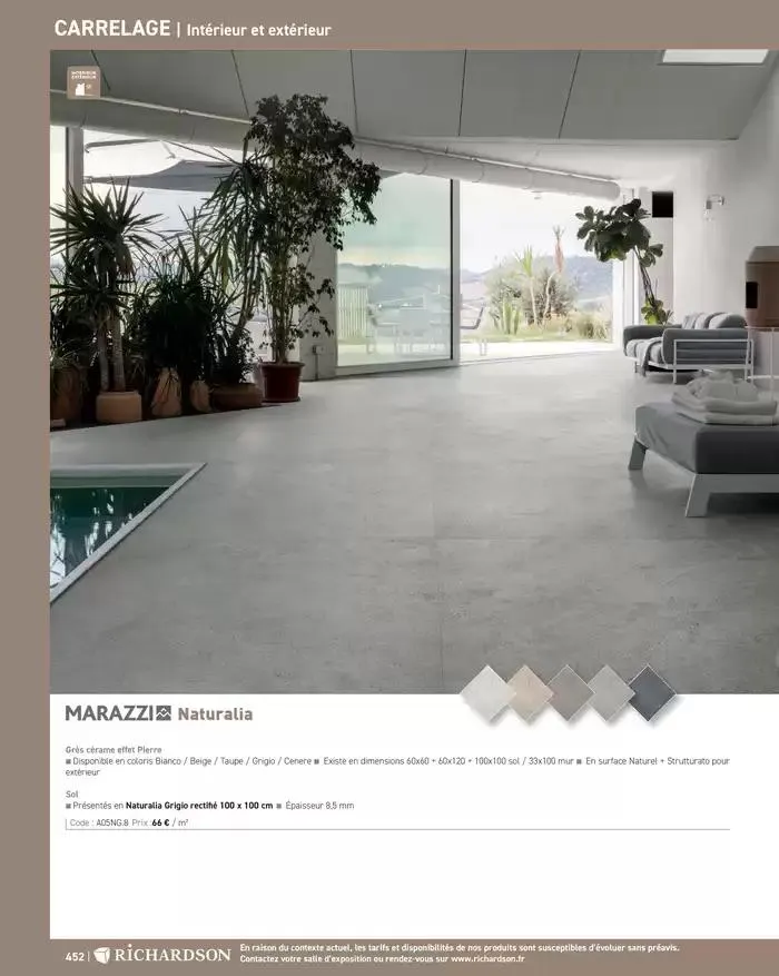 SALLE DE DE BAINS ET CARRELAGE 2025 du 11 avril au 31 décembre 2025 - Catalogue page 454