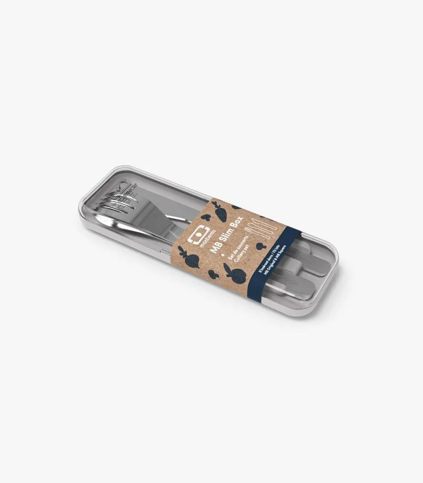 Slim box trio couverts réutilisables