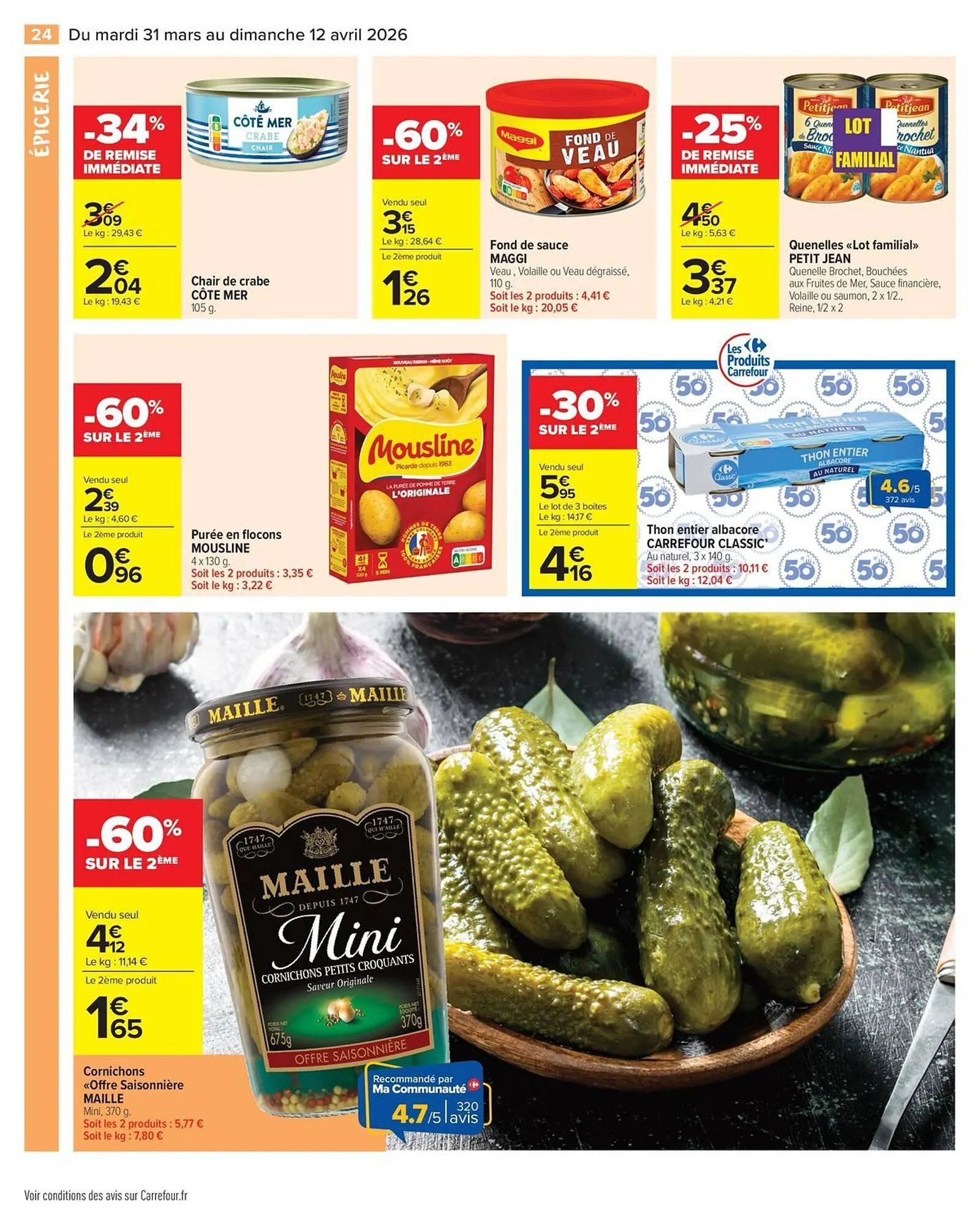 Catalogue Carrefour Market du 31 mars au 12 avril 2026 - Catalogue page 26