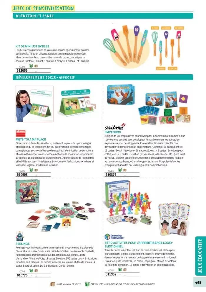 Nos Catalogues Thématiques du 1 janvier au 31 décembre 2025 - Catalogue page 467