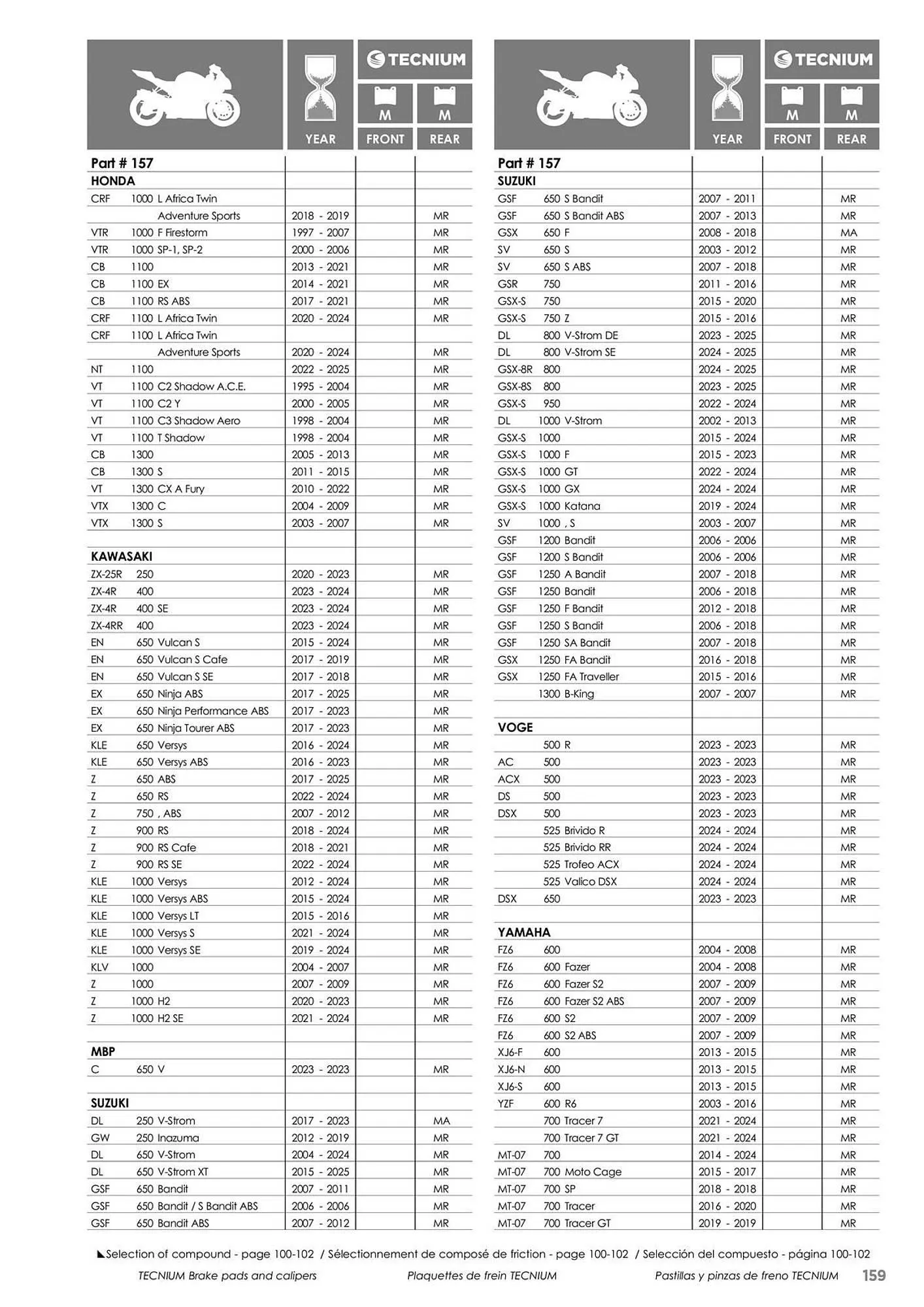 Catalogue Bihr du 23 mai au 31 décembre 2025 - Catalogue page 159