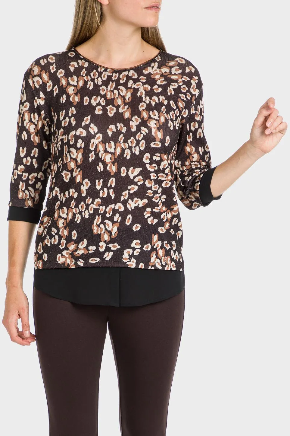T-shirt fil métallique