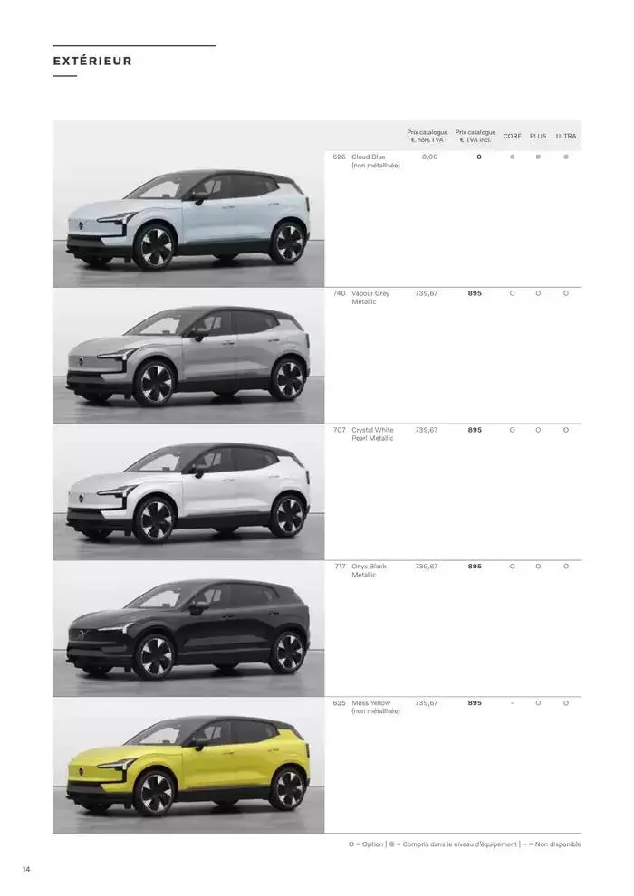 VOLVO EX30 FULLY ELECTRIC du 7 janvier au 31 décembre 2025 - Catalogue page 14