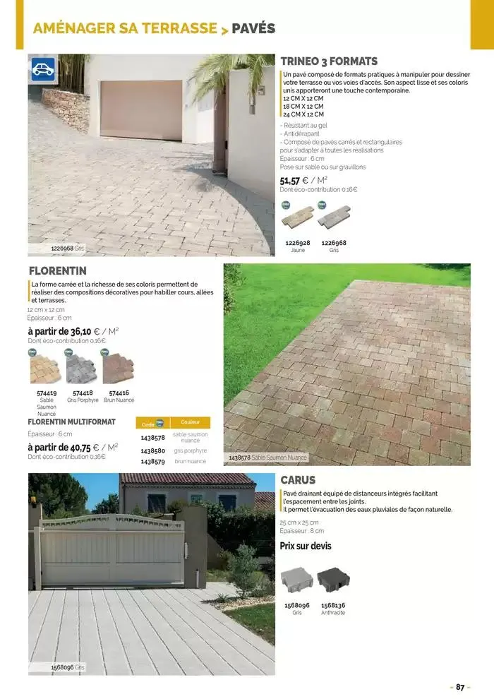 Aménagements Extérieurs 2025 du 30 avril au 31 décembre 2025 - Catalogue page 87