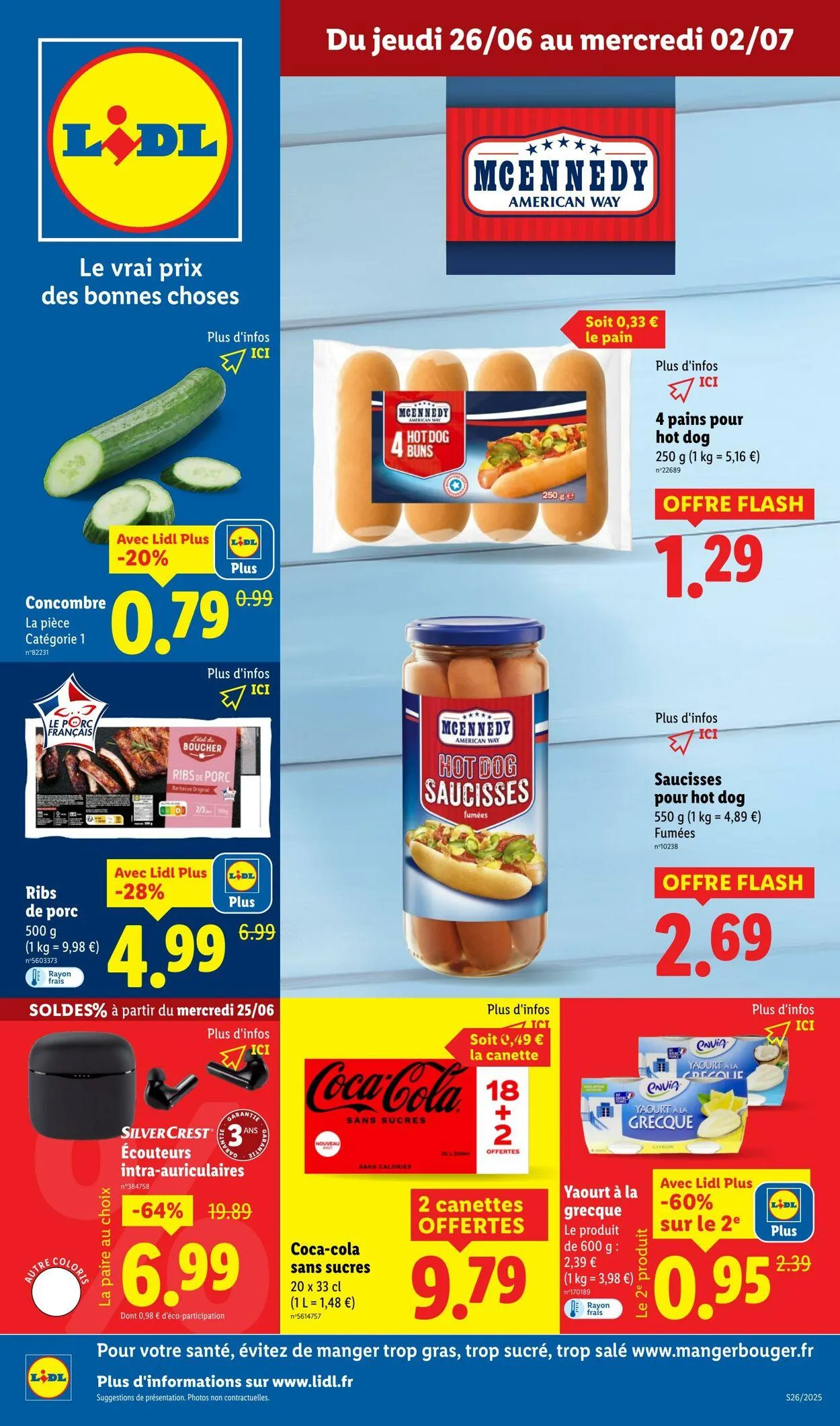 Lidl du 26 juin au 2 juillet 2025 - Catalogue page 1