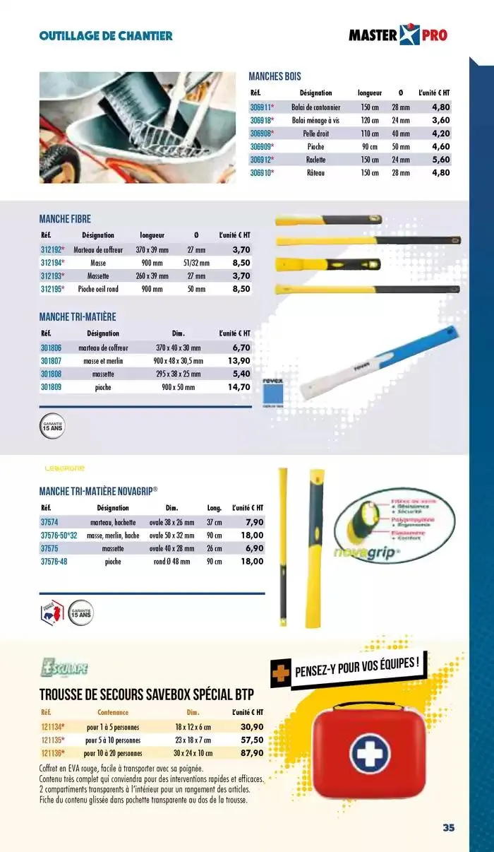 Essentiel Batiment 2025 du 3 janvier au 31 décembre 2025 - Catalogue page 37