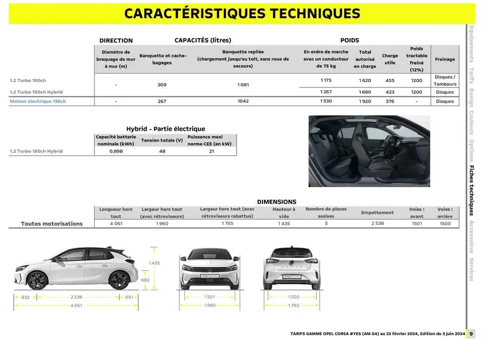 Opel Nouvelle Corsa du 17 décembre au 17 décembre 2025 - Catalogue page 9