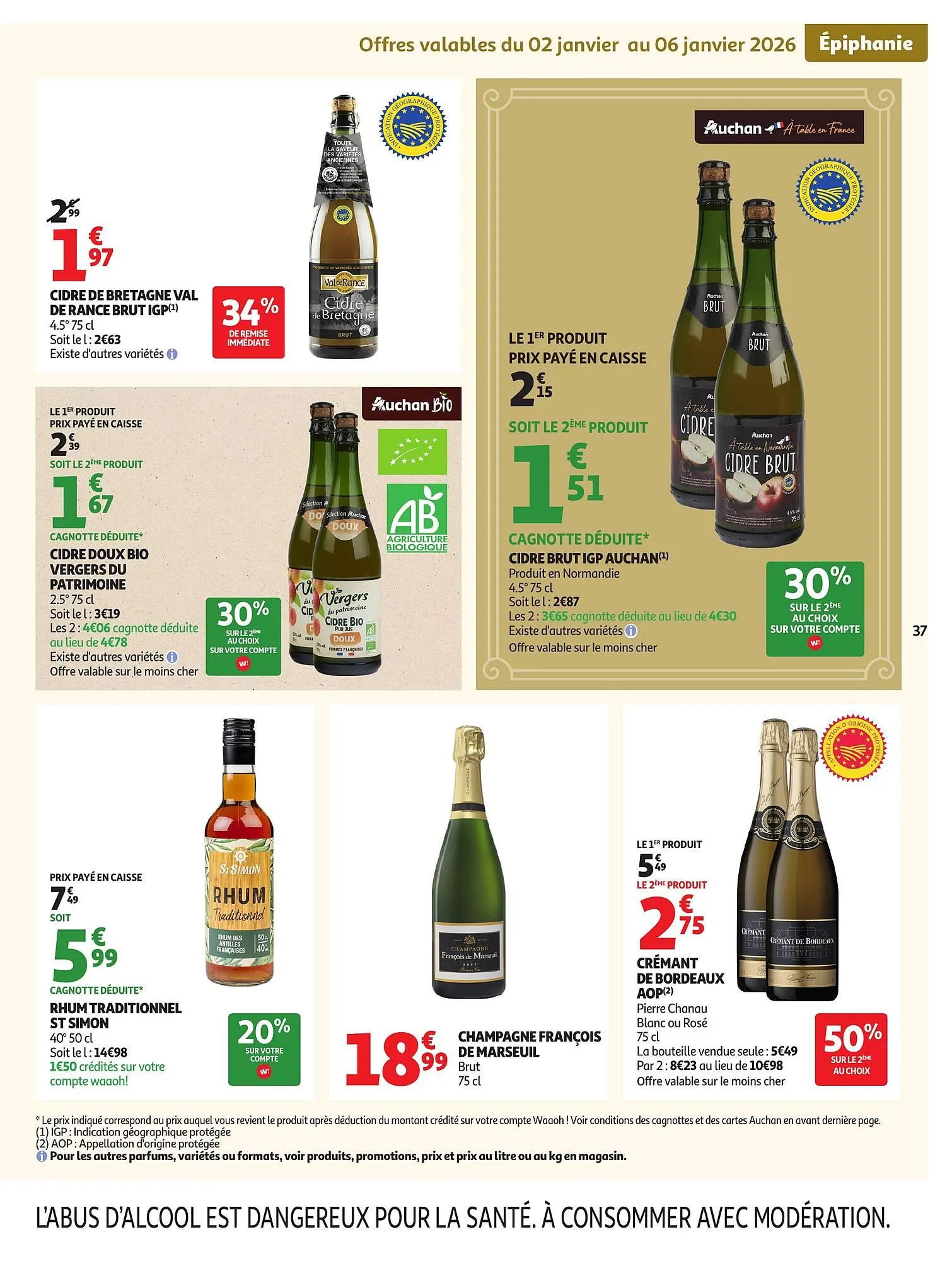 Catalogue Auchan du 2 janvier au 11 janvier 2026 - Catalogue page 37