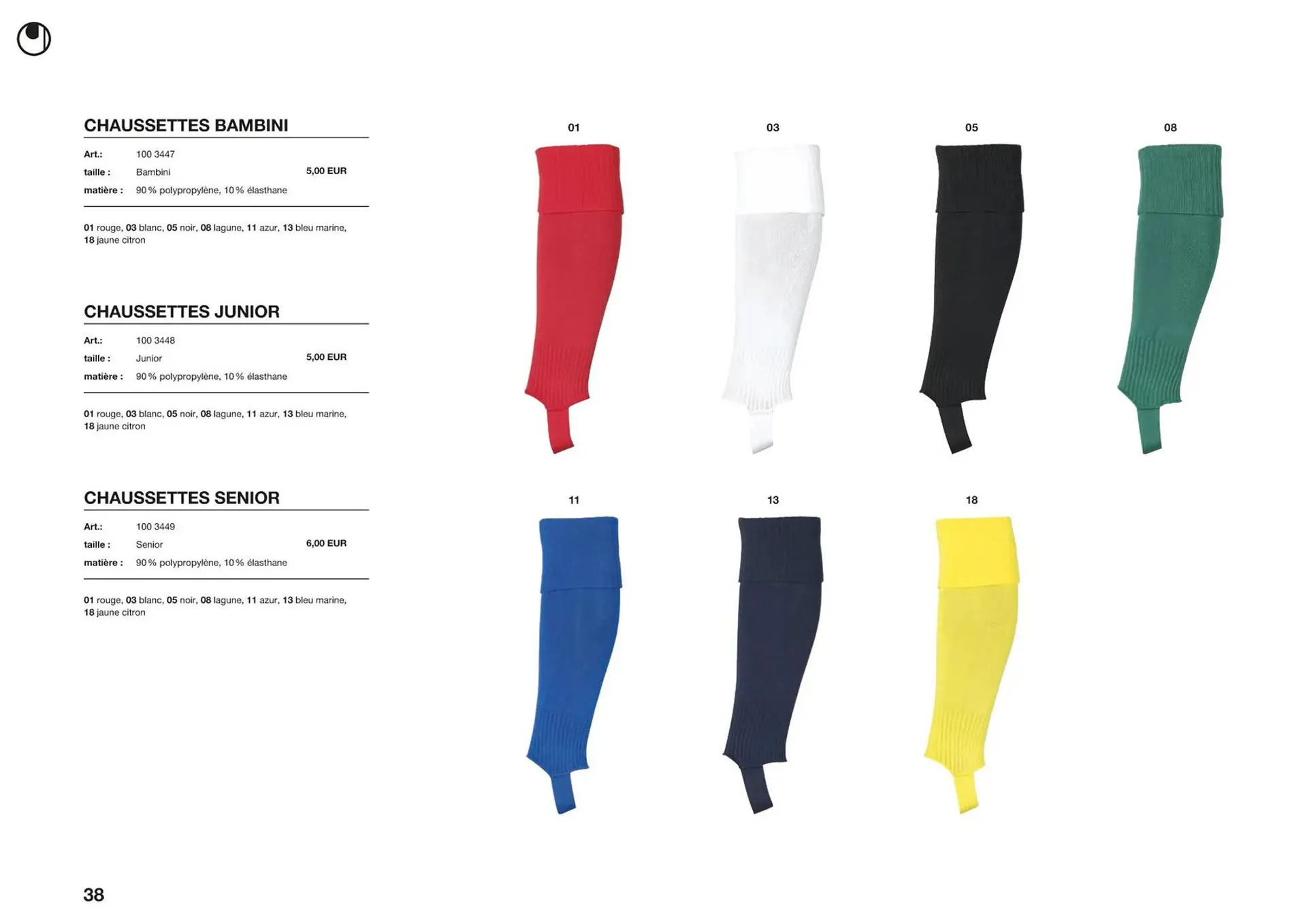 Catalogue Uhlsport du 1 mars au 31 décembre 2023 - Catalogue page 38