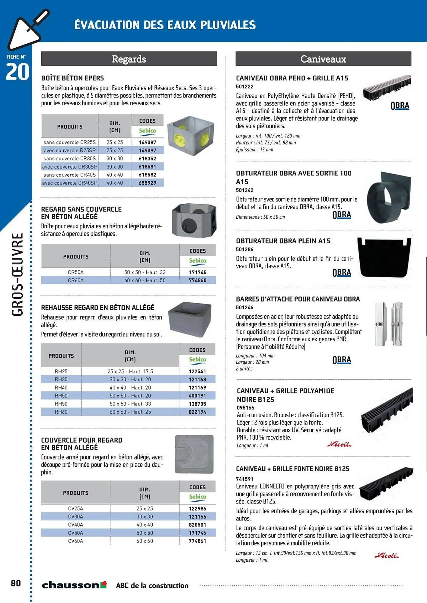 Catalogue Chausson Matériaux du 2 mai au 31 décembre 2025 - Catalogue page 82