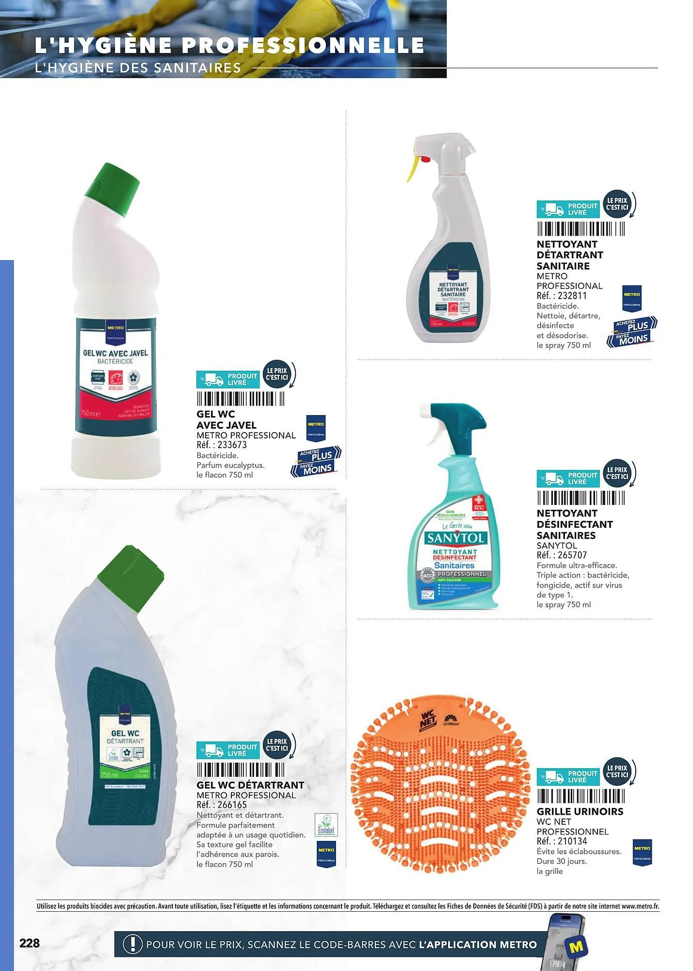 Catalogue METRO du 2 mars au 31 décembre 2025 - Catalogue page 228