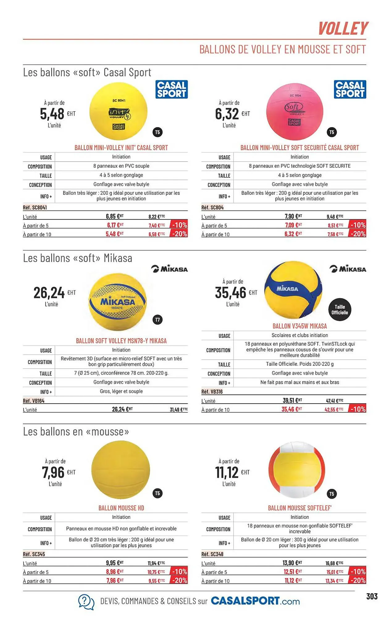 Catalogue Casal Sport du 22 janvier au 31 décembre 2026 - Catalogue page 275