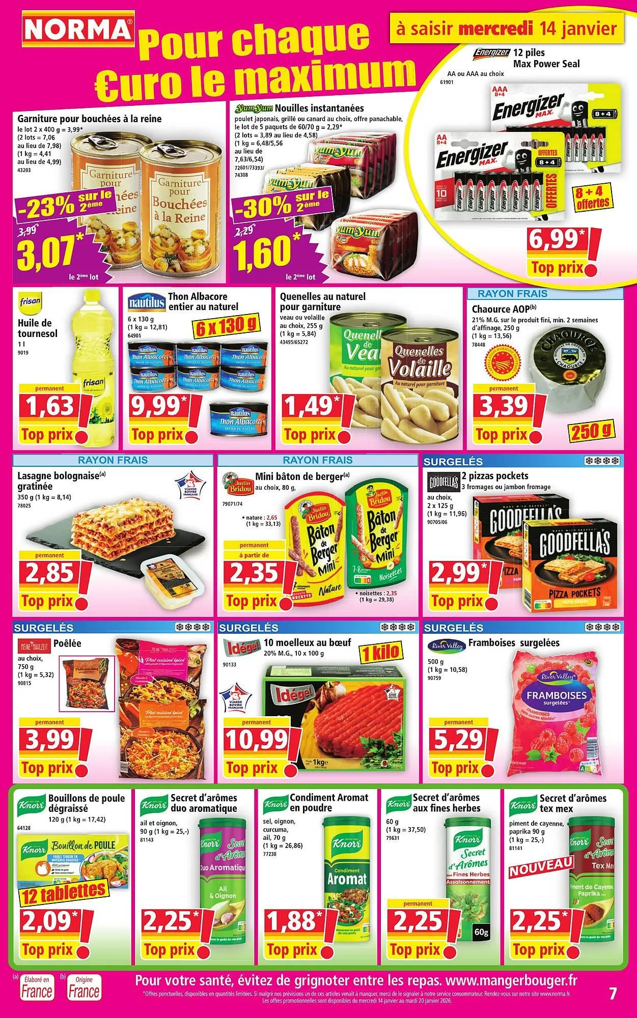 Catalogue Norma du 14 janvier au 20 janvier 2026 - Catalogue page 7