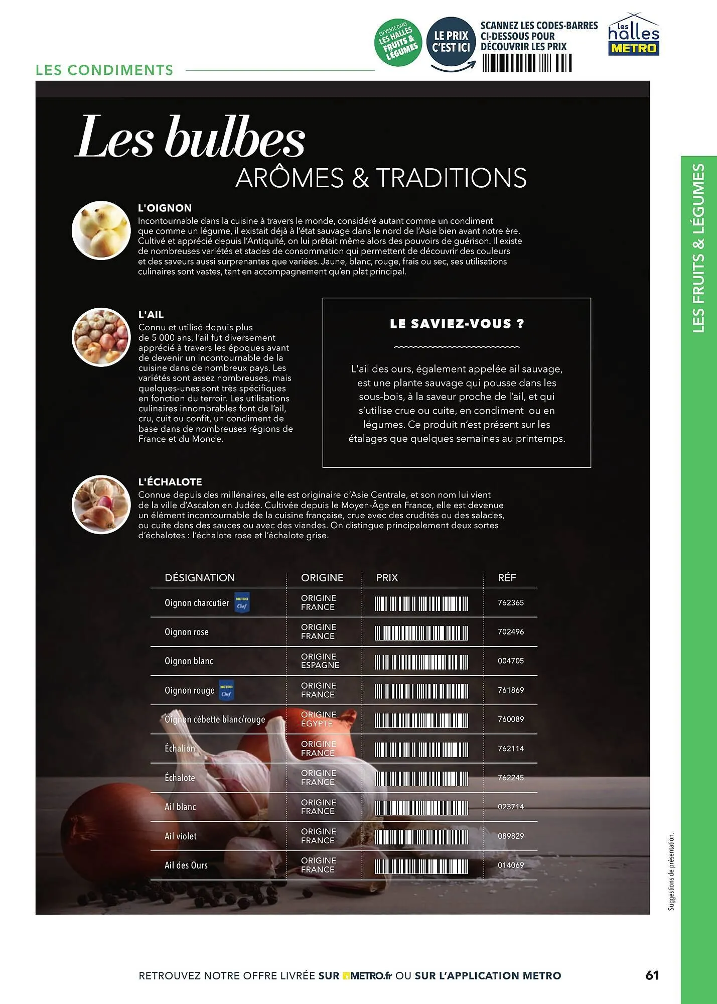 Catalogue METRO du 2 mars au 31 décembre 2025 - Catalogue page 61