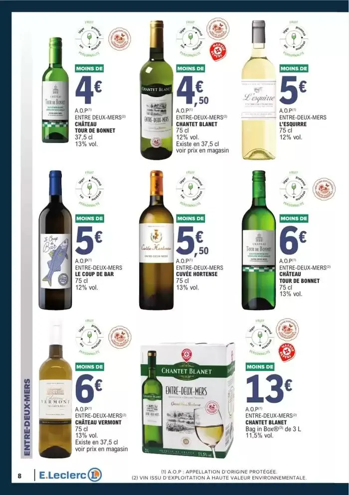 GUIDES DES VINS 2024/2025 du 1 avril au 31 décembre 2025 - Catalogue page 106