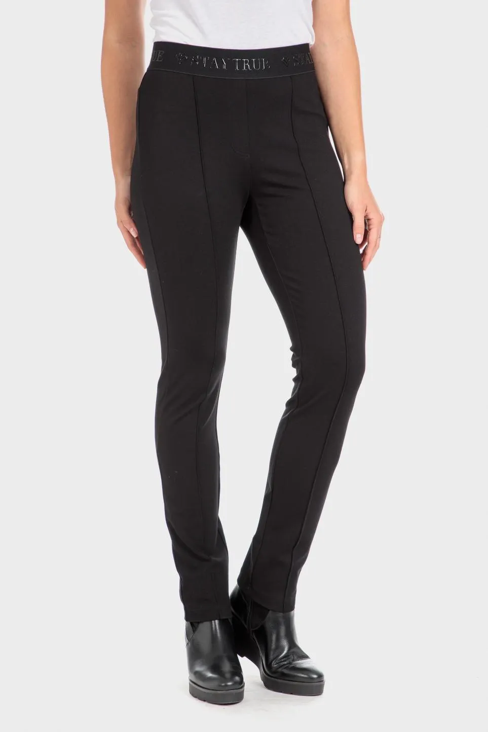 Pantalon maille milano noir