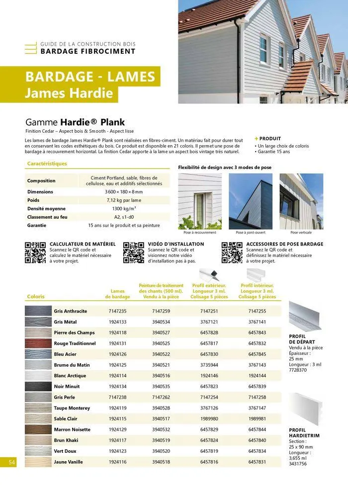 Guide construction bois 2024/2025 du 23 août au 31 décembre 2025 - Catalogue page 54