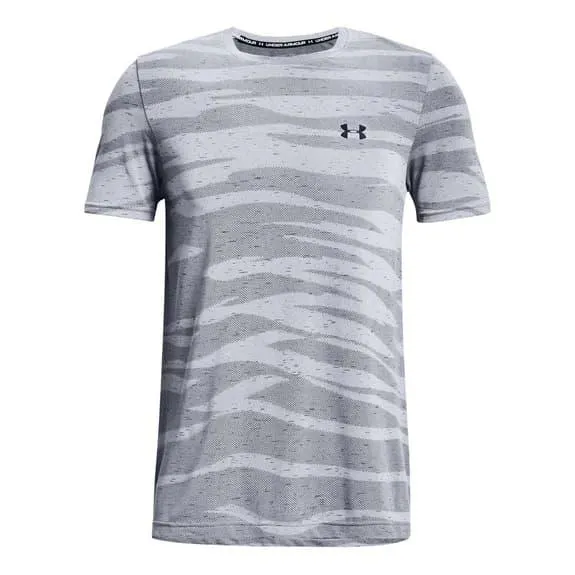 T-shirt Under Armour Seamless Novelty manche courte gris