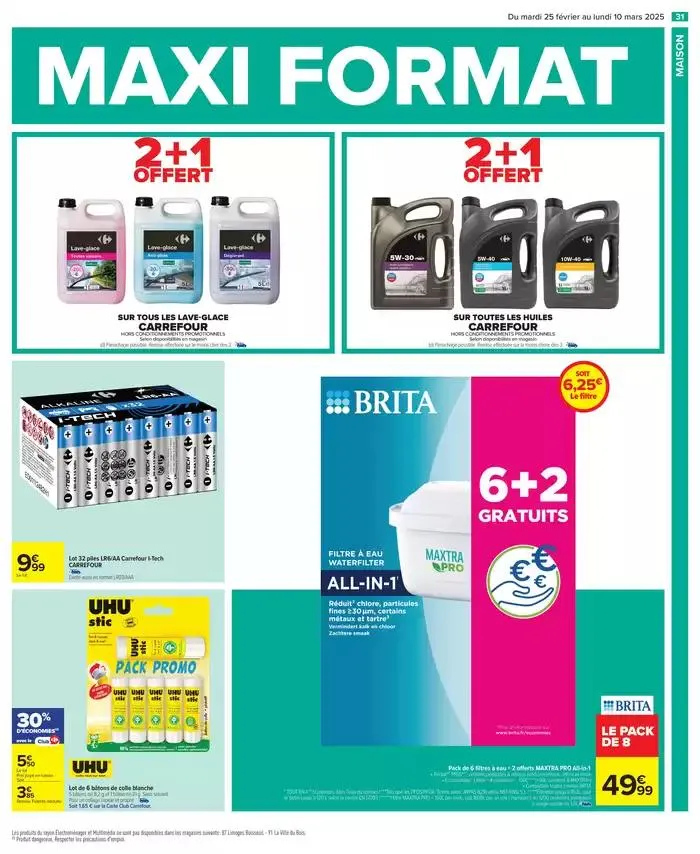 SPÉCIAL MAXI FORMAT du 25 février au 10 mars 2025 - Catalogue page 33