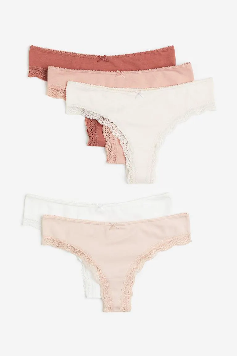 Lot de 5 culottes Brazilian