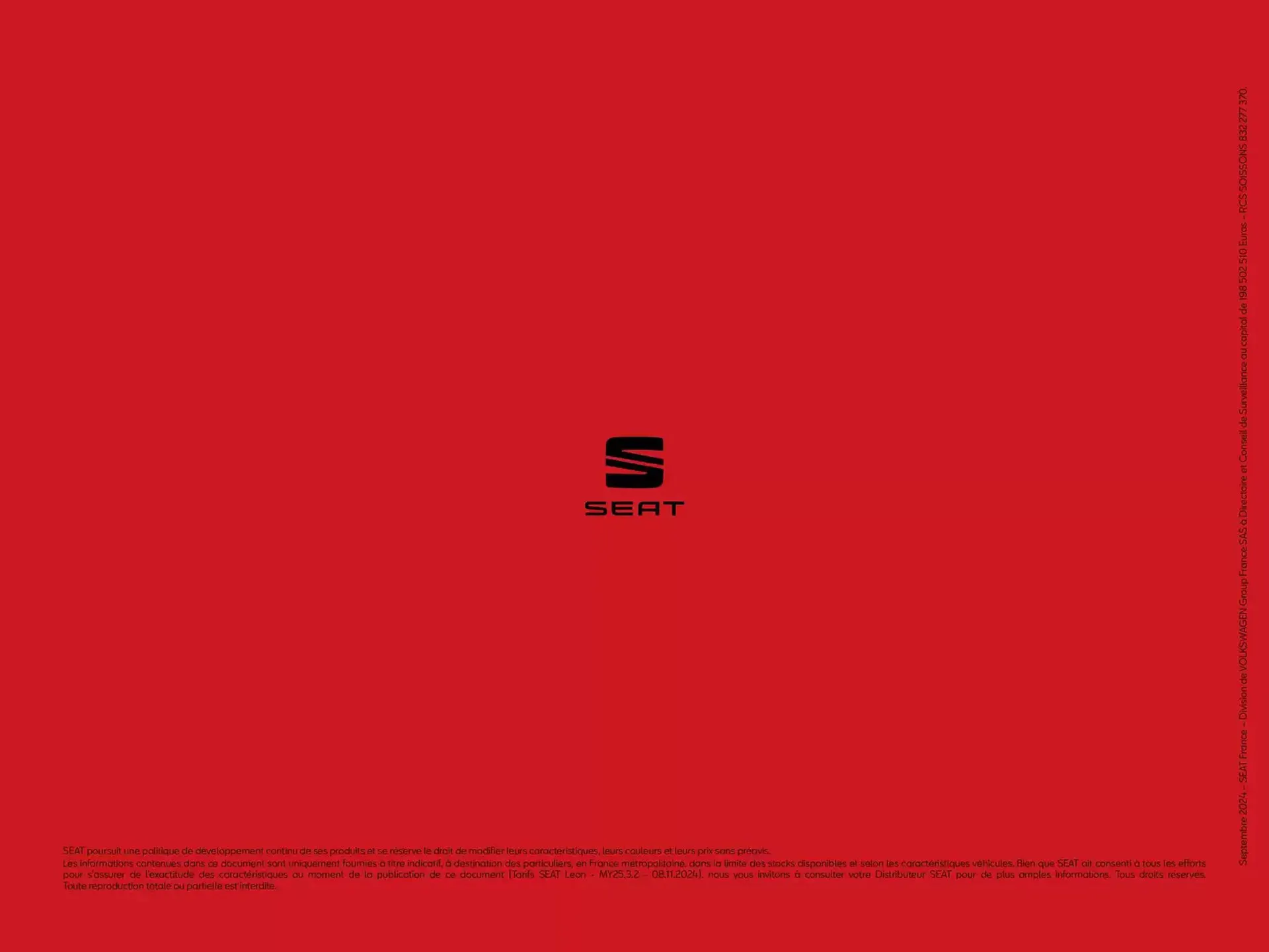SEAT Catalogue du 11 novembre au 9 novembre 2026 - Catalogue page 28