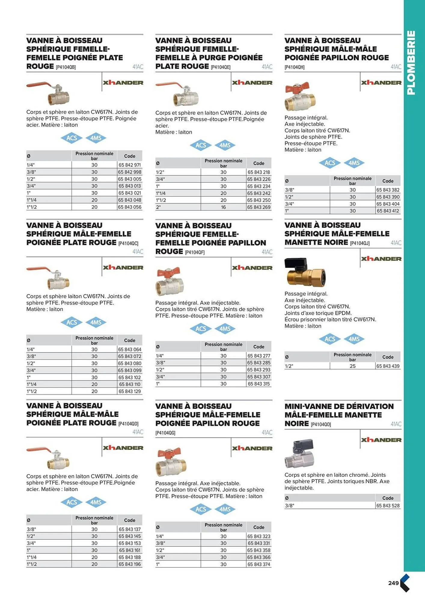 Catalogue Prolians du 2 octobre au 31 décembre 2025 - Catalogue page 249