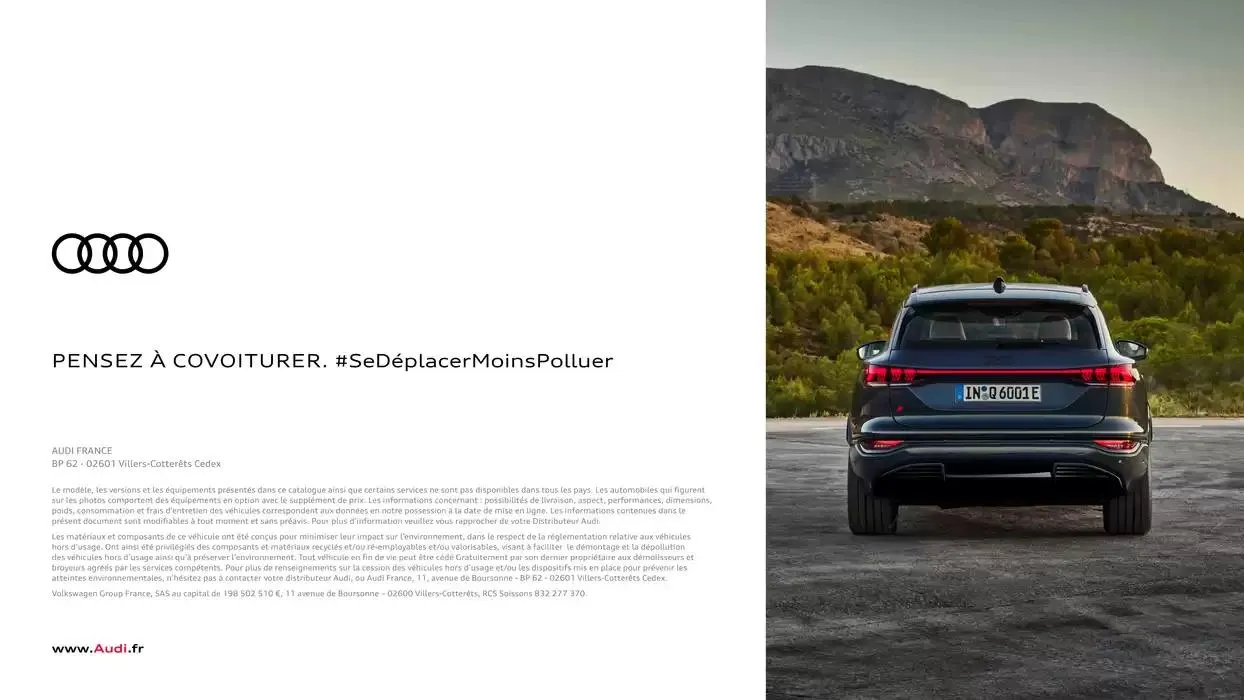 Audi Q6 e-tron  du 7 janvier au 31 janvier 2026 - Catalogue page 35