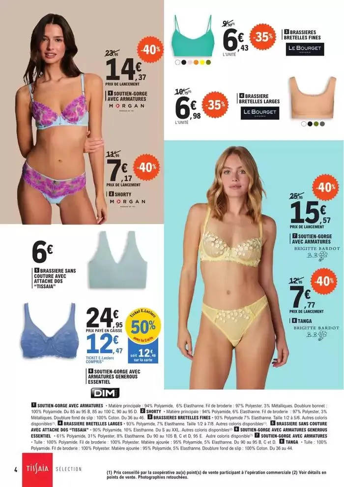 Lingerie du 19 mai au 31 mai 2025 - Catalogue page 4